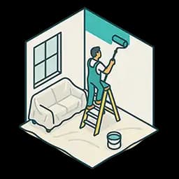 Interior painting icon