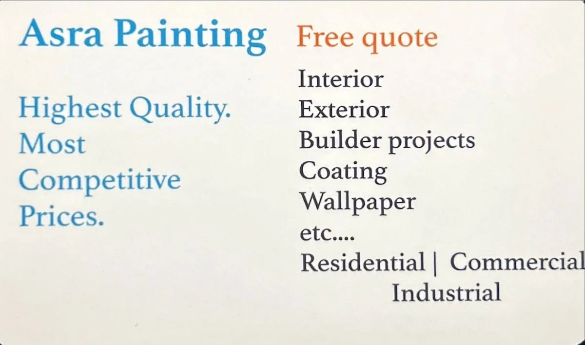 Asra Painting & Decorating - Project 4