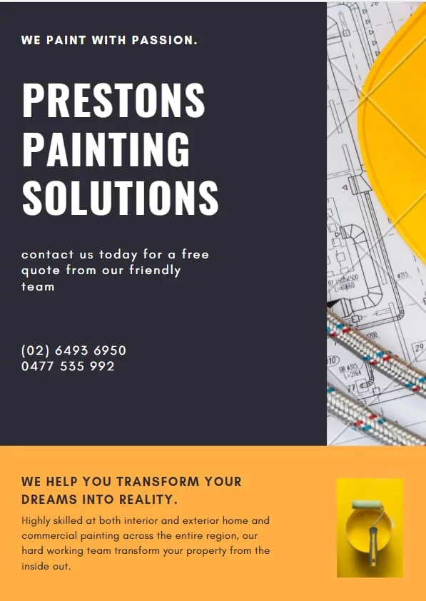 Prestons Painting Solutions - Project 4