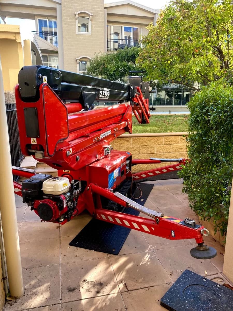 Spider Lift Hire, Difficult Access - Project 3