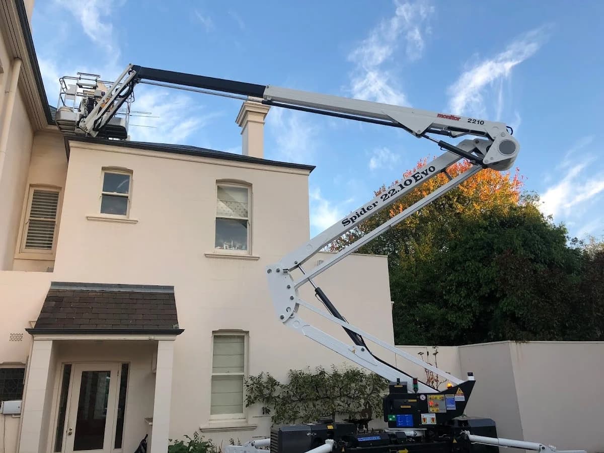 Spider Lift Hire, Difficult Access - Project 4