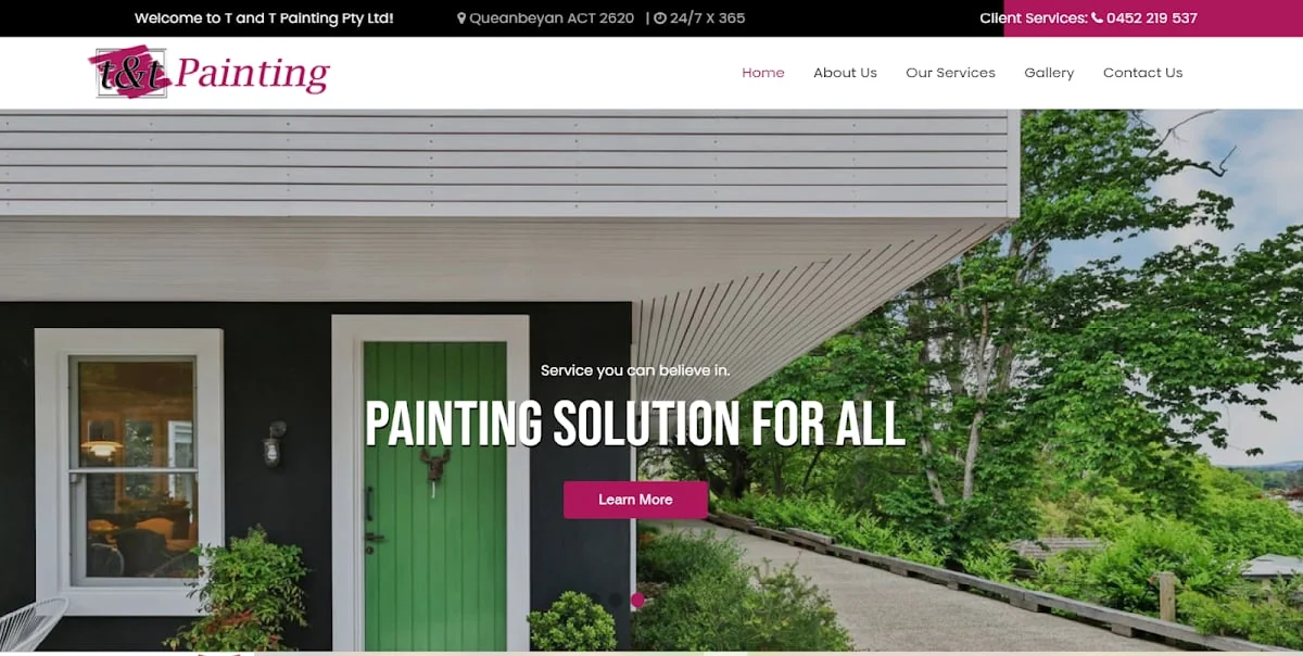 T and T Painting Pty Ltd - Project 1