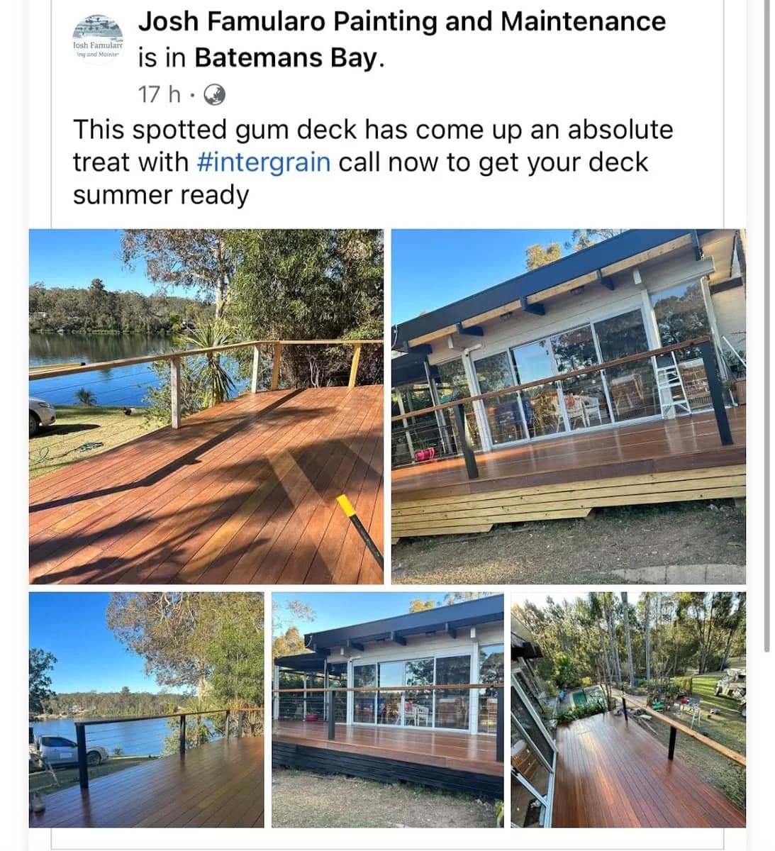 Josh Famularo painting and maintenance - Project 4