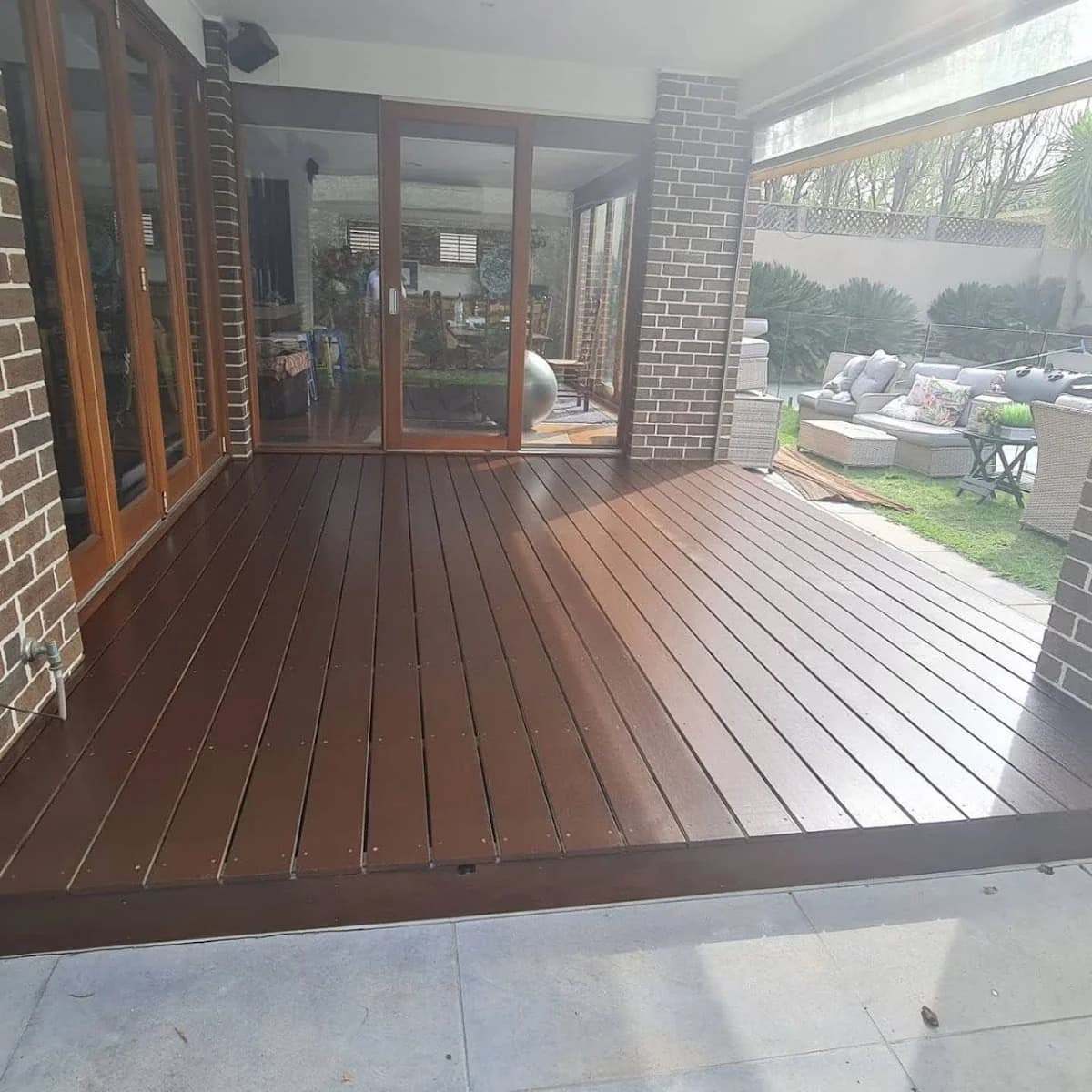 Red painting Au | house Painting | Commercial Painting | Concrete Epoxy - Project 2