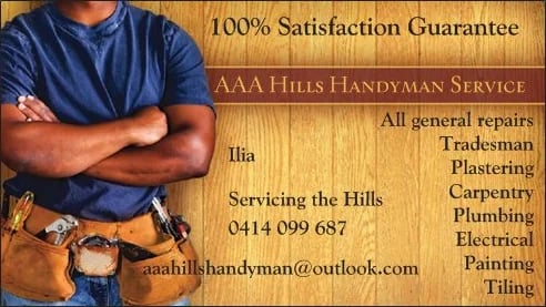 AAA Hills Handyman services - Project 1