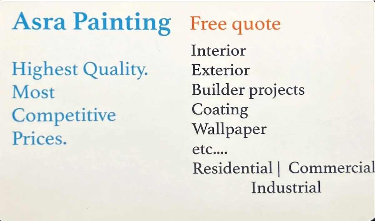 Asra Painting & Decorating - Project 2