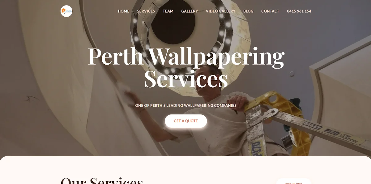Perth Wallpapering Services - Project 1