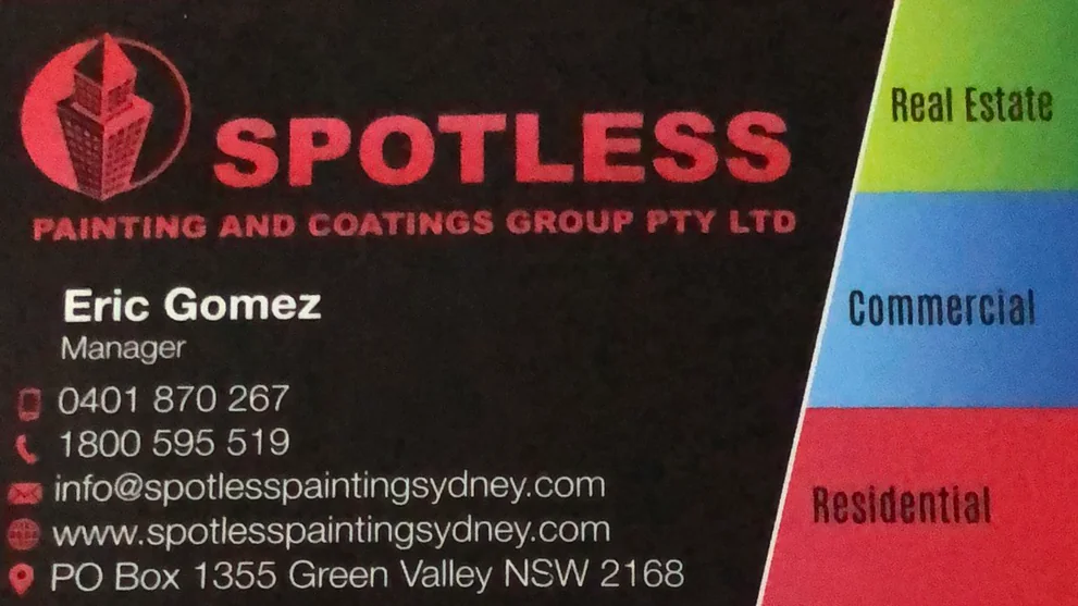 Spotless painting and coatings group PtyLtd - Main project